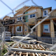 New homes under construction are seen at a housing development on March 23, 2022, in Novato, California.